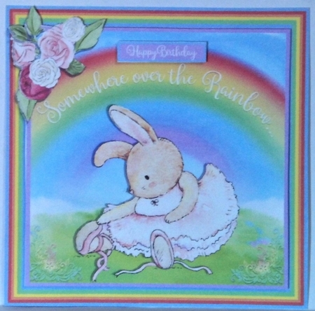 RAINBOW BUNNY by Hazel Underwood