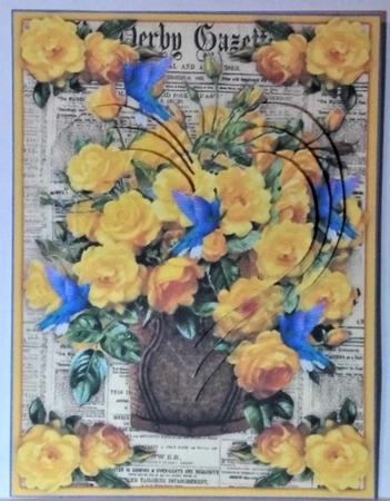 VINTAGE BLOSSOMS TOPPER 3 by Hazel Underwood