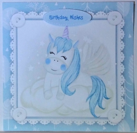 Unicorn on a Cloud by Hazel Underwood