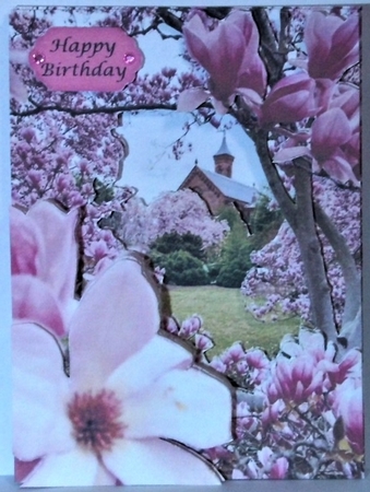 Pink Blossoms Tunnel Card Mini Kit by Hazel Underwood