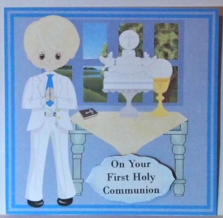MALE FIRST HOLY COMMUNION - BLOND by Hazel Underwood