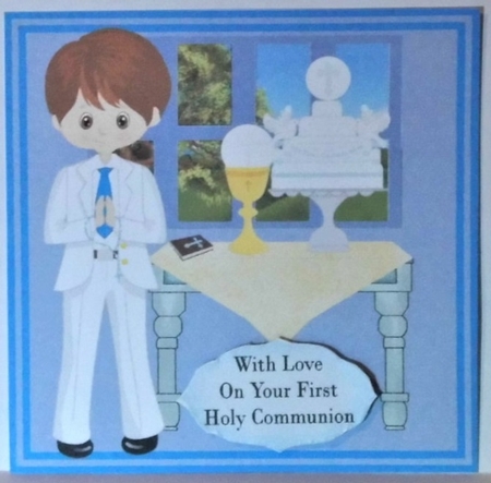 MALE FIRST HOLY COMMUNION - BRUNETTE by Hazel Underwood