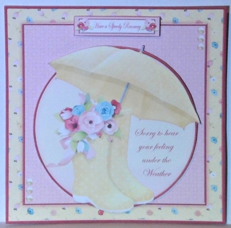 Feelingundertheweather Card Front by Hazel Underwood