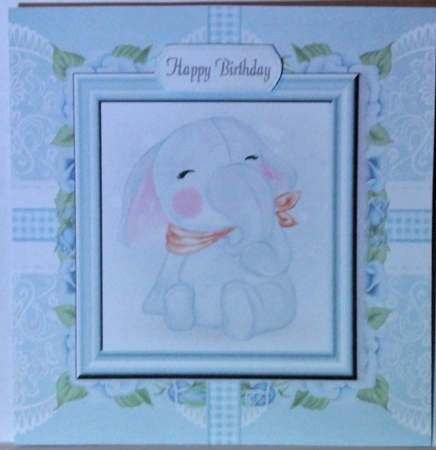 Baby Boy Animal Bumper Kit 8x8 by Hazel Underwood