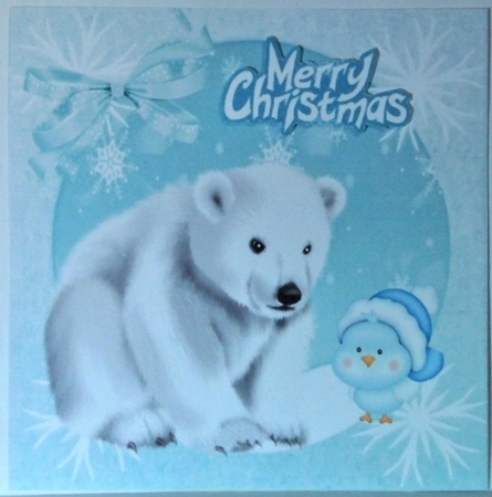 5 lovely christmas animal card fronts 8x8 bumper kit by Hazel Underwood