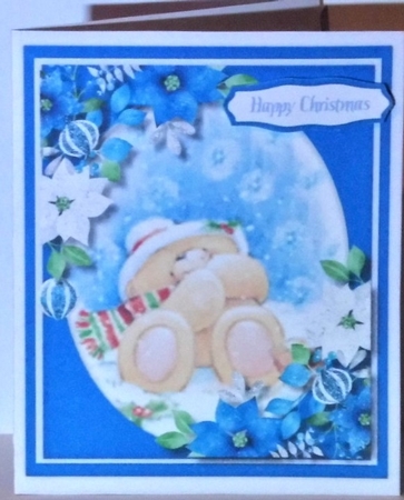 Print and Fold , Ted in The Snow by Hazel Underwood