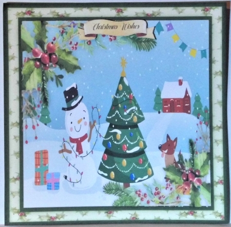 Snowmans Christmas Tree  by Hazel Underwood