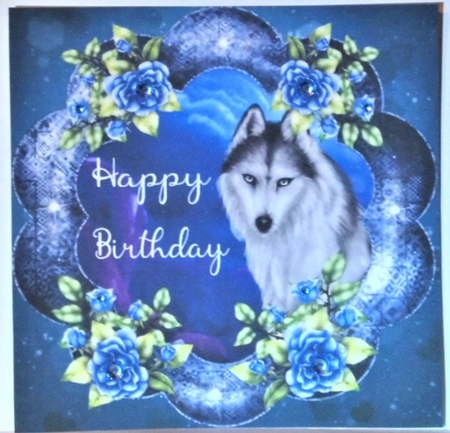 Happy Birthday inserts/toppers by Hazel Underwood