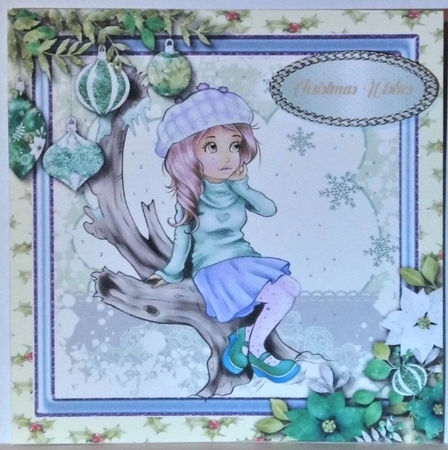 8x8 Mini Kit , Girl in the Snow  by Hazel Underwood