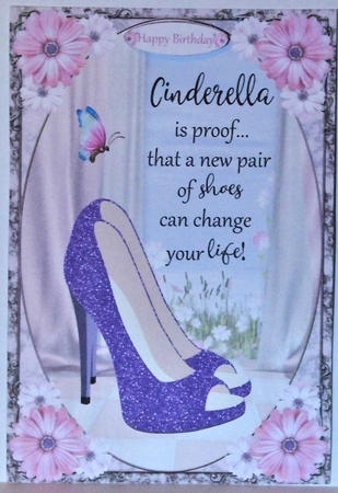 Cinderella Shoes Decoupage Topper 3 by Hazel Underwood