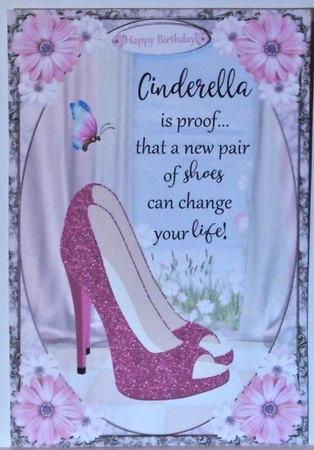 Cinderella Shoes Decoupage Topper 4 by Hazel Underwood