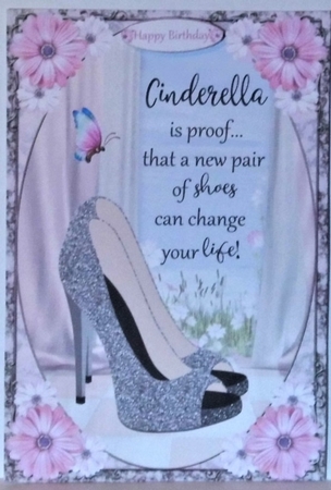 Cinderella Shoes Decoupage Topper 5 by Hazel Underwood