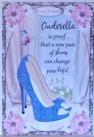 Cinderella Shoes Decoupage Topper 7 by Hazel Underwood