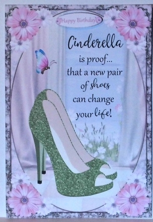 Cinderella Shoes Decoupage Topper 8 by Hazel Underwood