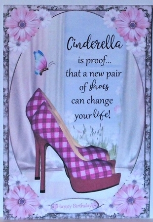 Cinderella Shoes Decoupage Topper 9 by Hazel Underwood