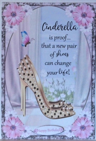 Cinderella Shoes Decoupage Topper 13 by Hazel Underwood