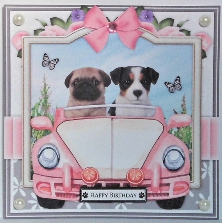 Doggy Road Trip Bumper Card Kit2 by Hazel Underwood