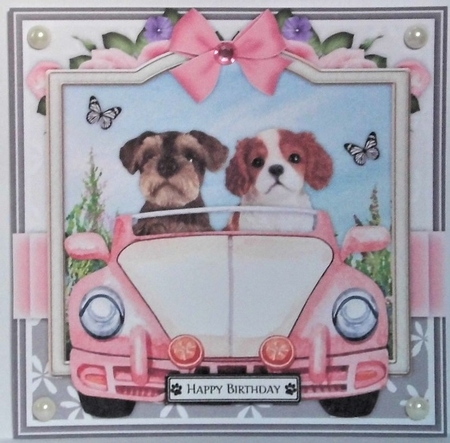 Doggy Road Trip Bumper Card Kit2 by Hazel Underwood