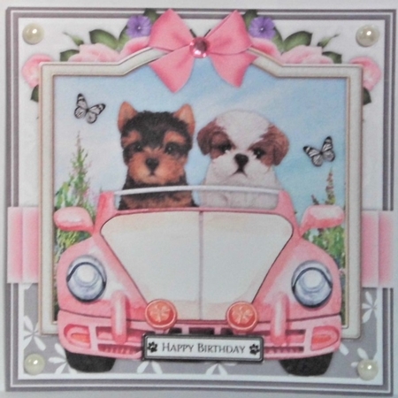 Doggy Road Trip Bumper Card Kit2 by Hazel Underwood