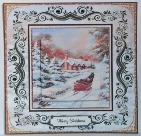 At Home for Christmas Topper 2 by Hazel Underwood