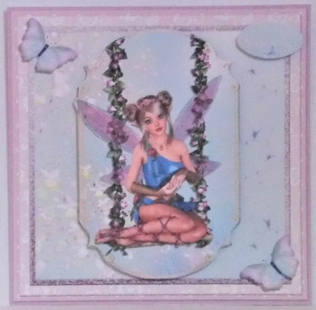 FAIRY SWING 6X6 by Hazel Underwood