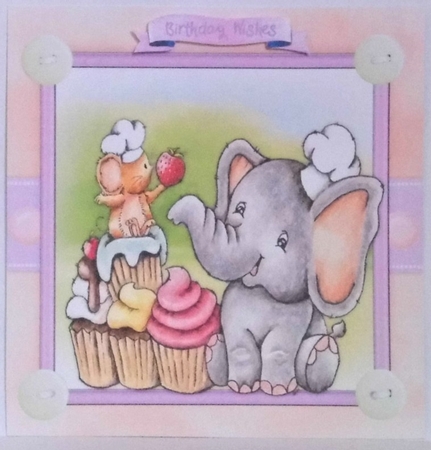 Ellies Strawberry Cupcake  by Hazel Underwood
