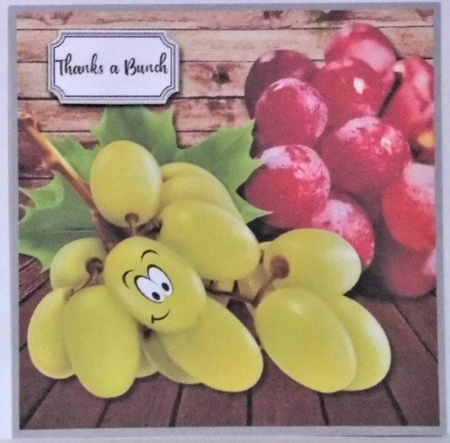 Multi occasional card topper Grape themed by Hazel Underwood