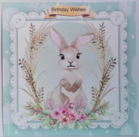 6,Animal Card Fronts + 2 Incerts by Hazel Underwood