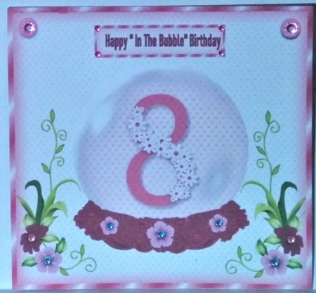 Happy 8th in the Bubble Birthday  by Hazel Underwood