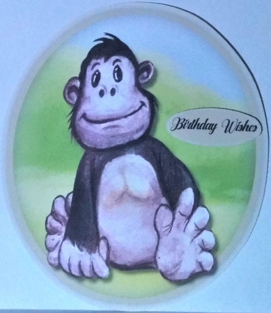 Happy Ape  by Hazel Underwood