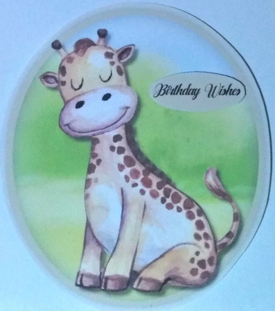 Happy Giraffe by Hazel Underwood