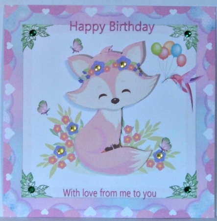 FOXY SAYS HAPPY BIRTHDAY by Hazel Underwood