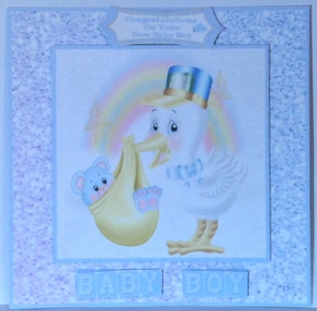 Storks Baby Express, Baby Boy - 8x8 Mini Kit by Hazel Underwood
