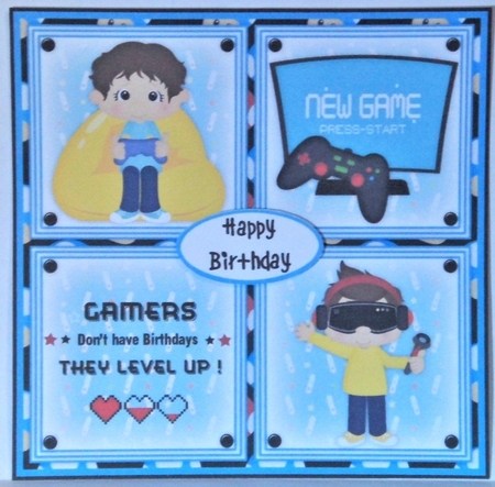 Gamer Boy Mini Card Kit by Hazel Underwood