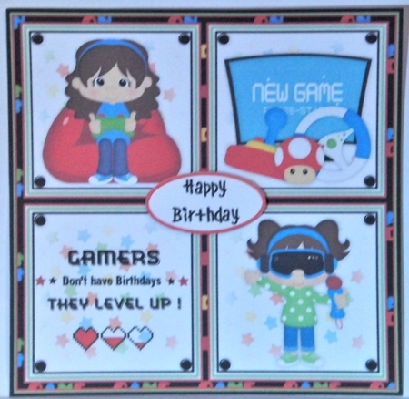 Gamer Girl Mini Card Kit by Hazel Underwood