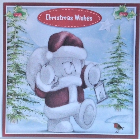 Santas on his Way by Hazel Underwood