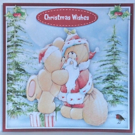 Teddies Christmas Kisses by Hazel Underwood