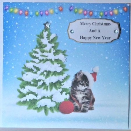 CHRISTMAS KITTEN by Hazel Underwood