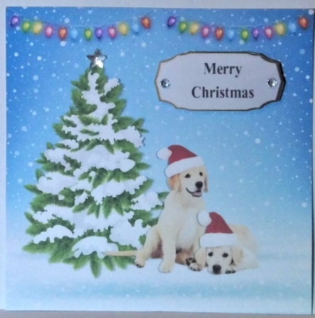 CHRISTMAS PUPPIES by Hazel Underwood