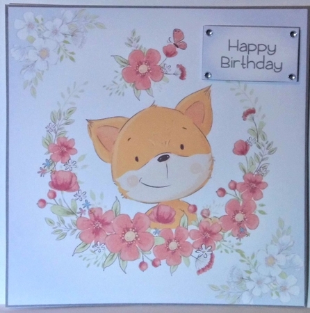 Cute Animals Floral Wreath Bumper Kit by Hazel Underwood