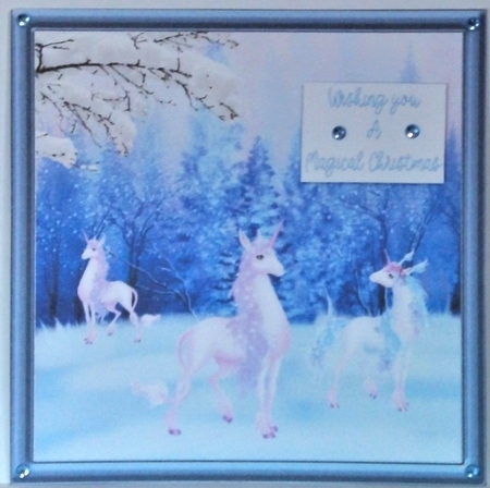 Christmas wonder aprox 7x7 by Hazel Underwood