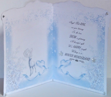 Christmas insert by Hazel Underwood