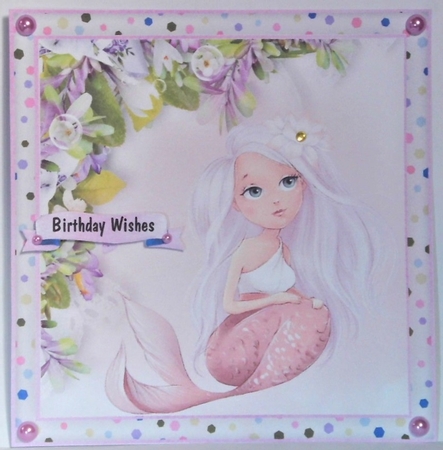 Gorgeous  Pink Mermaid  by Hazel Underwood