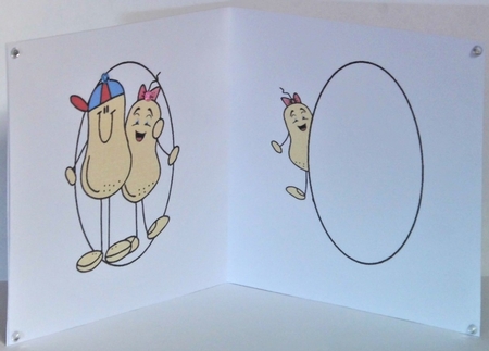 Nuts about dad girls insert by Hazel Underwood