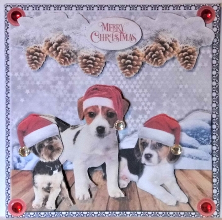 Christmas Dogs  Mini Kit by Hazel Underwood
