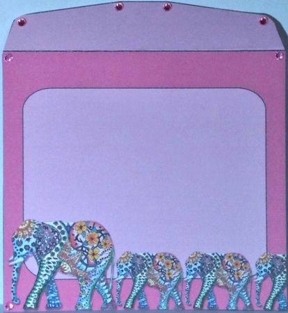 Elephant card by Hazel Underwood