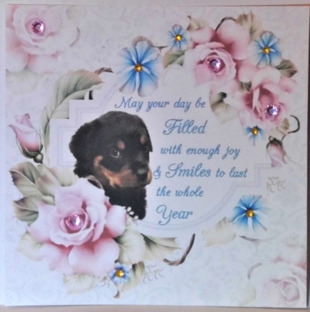 8x8 cool roses with special wishes mini kit 2 by Hazel Underwood