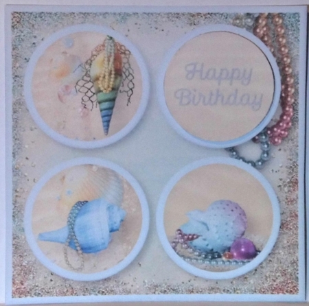 Treasure from the Sea - Round Layers Card Mini Kit by Hazel Underwood