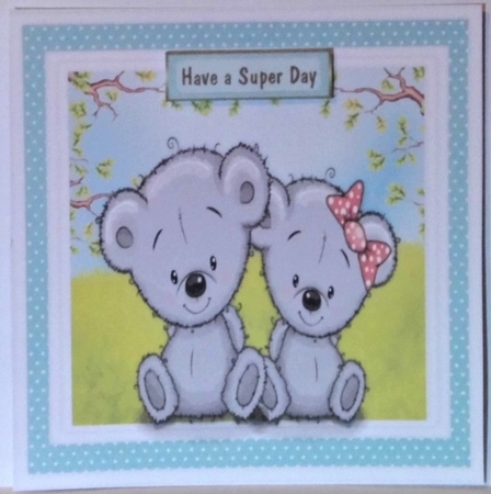 6, Animals Card Fronts  by Hazel Underwood