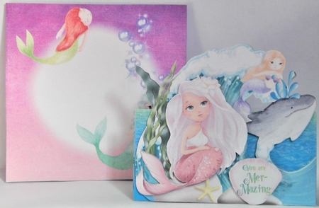 Little Mermaids 5 - 6x6 Complete Card & Envelope Kit by Hazel Underwood